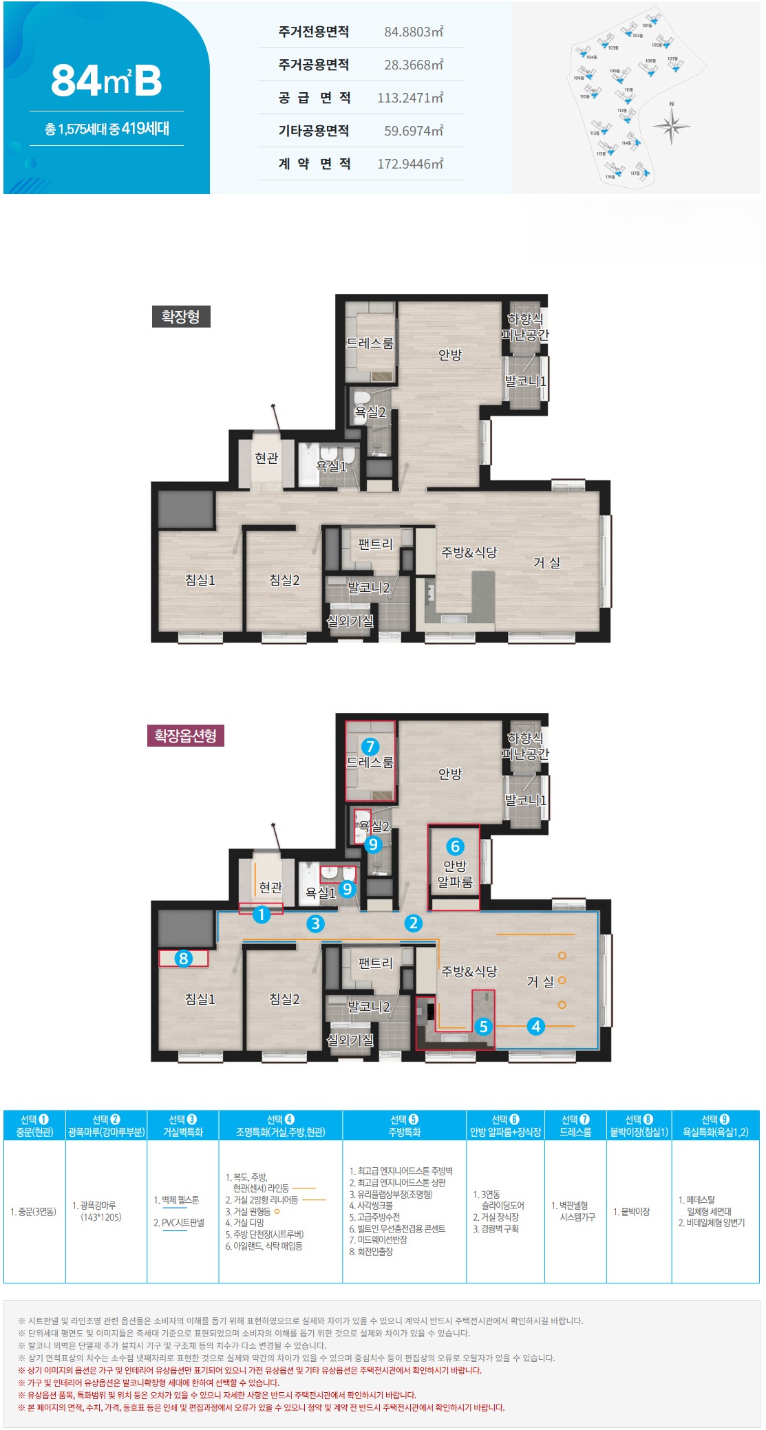 송암공원 중흥s클래스 84B형